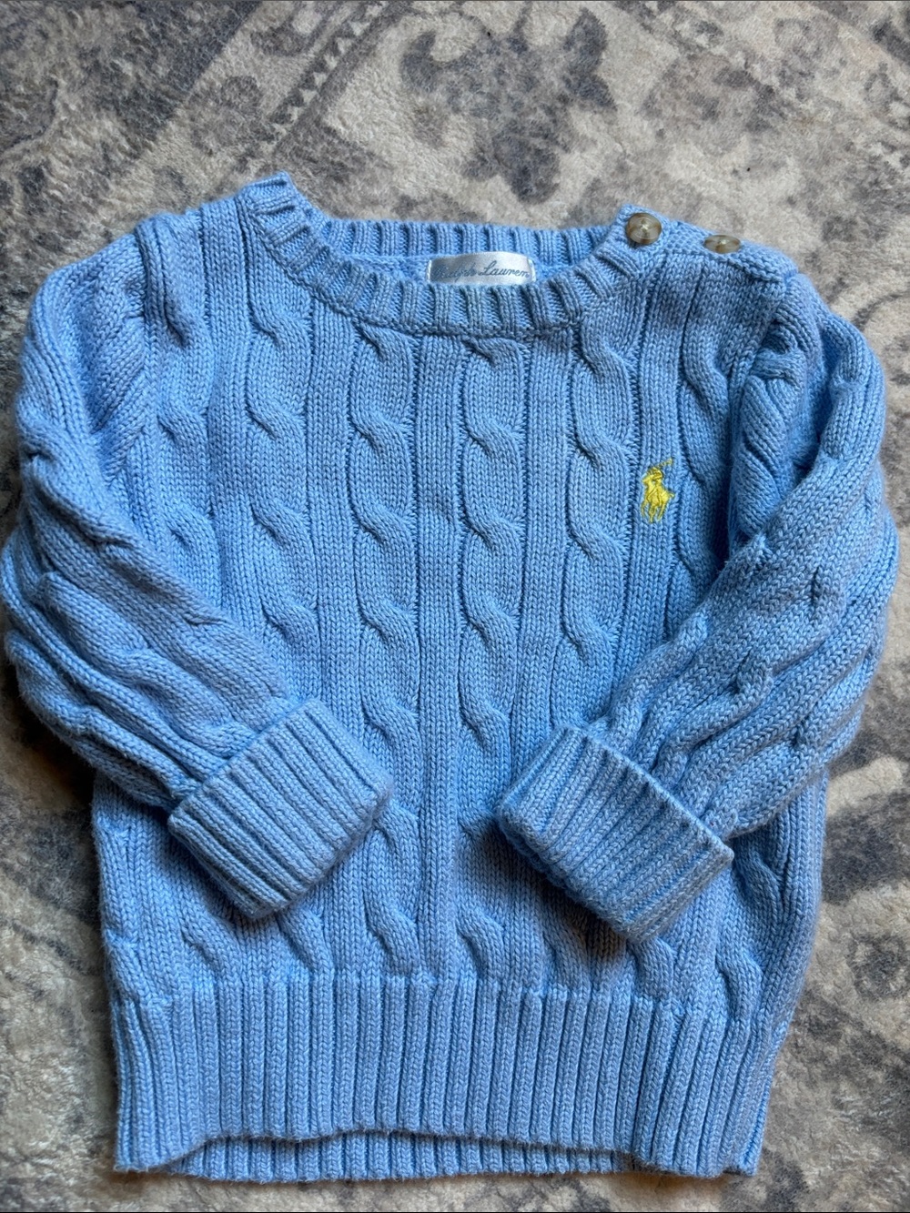 Ralph Lauren baby cable knit sweater